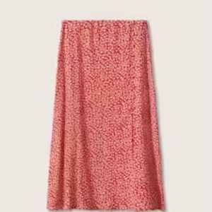 Mango Midi Skirt w/ Split - Size XL